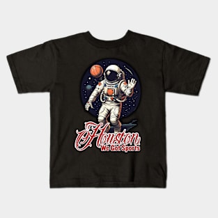 Houston We Got Sports - Basketball Kids T-Shirt